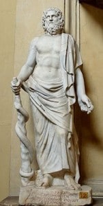 aeskulapstatue Aeskulap Statue